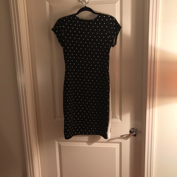 Black and White Polka Dot Dress - Picture 2 of 4